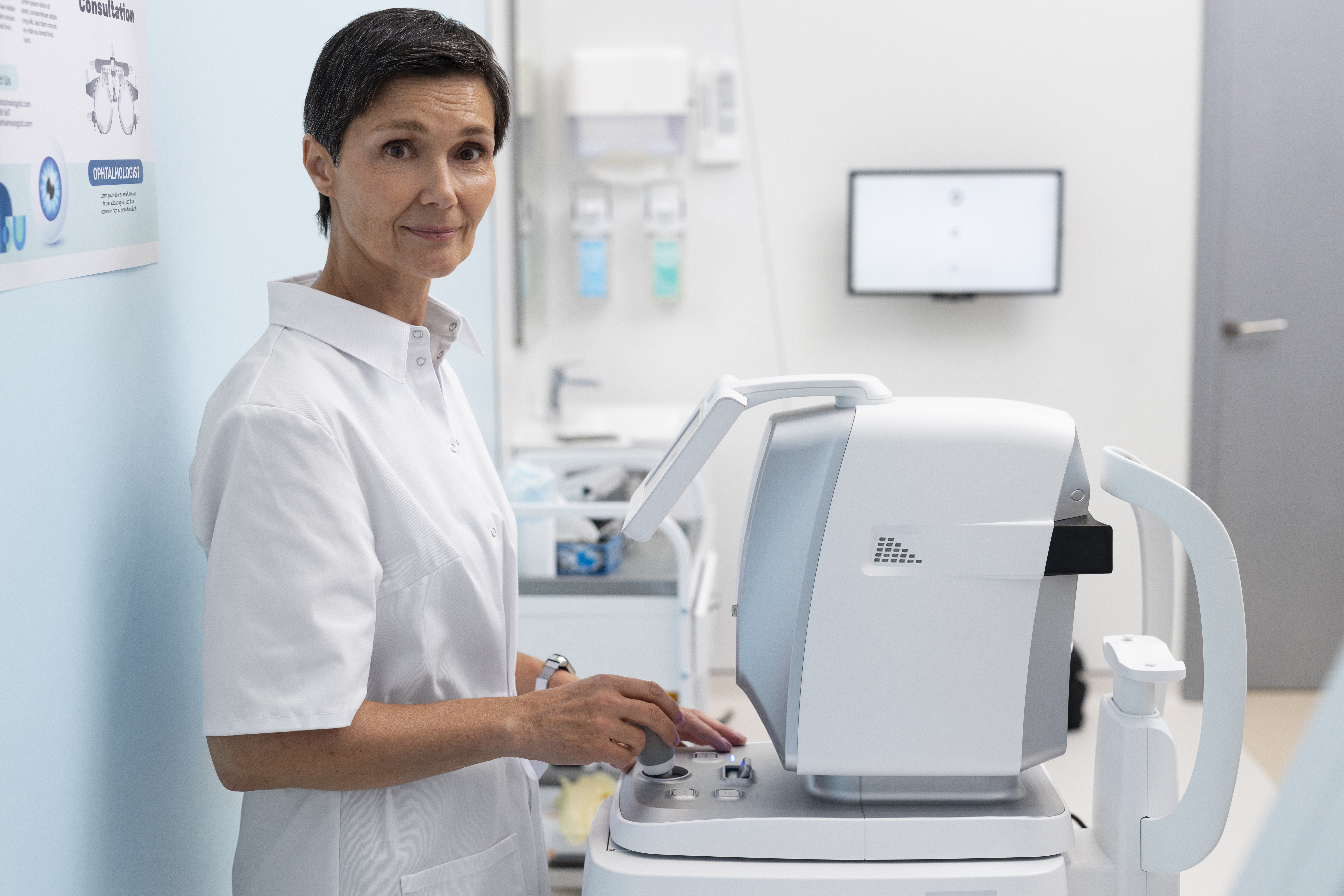 doctor-preparando-el-consultorio-del-oftalmologo